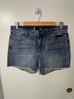 Kut from the Kloth Medium Wash Blue Denim Jean Shorts